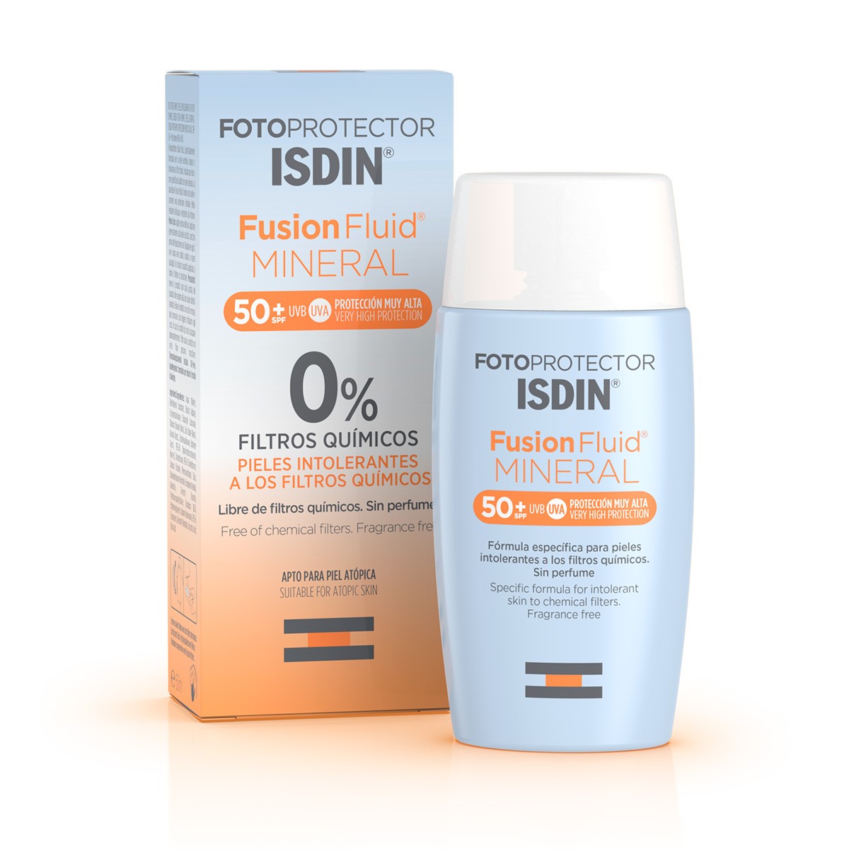 Isdin fotoprotector mineral fusion fluid 50+ 50ml