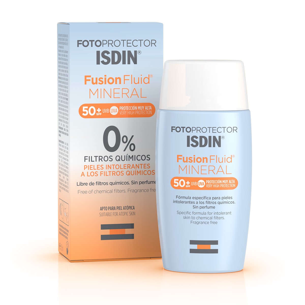 Isdin fotoprotector mineral fusion fluid 50+ 50ml