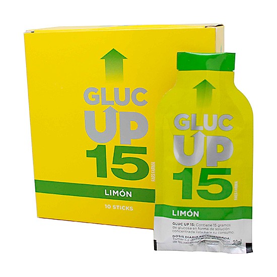 GLUC UP LIMON 15 GR X 20 STICKS DE 30 ML GLUC UP LIMON 15 GR X 20 STICKS DE 30 ML