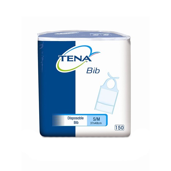 Tena Babero adulto desechable S/M 150uds Tena Babero adulto desechable S/M 150uds