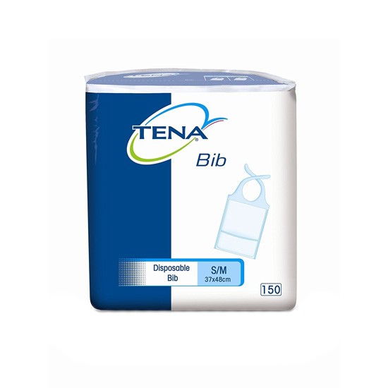 Tena Babero adulto desechable S/M 150uds