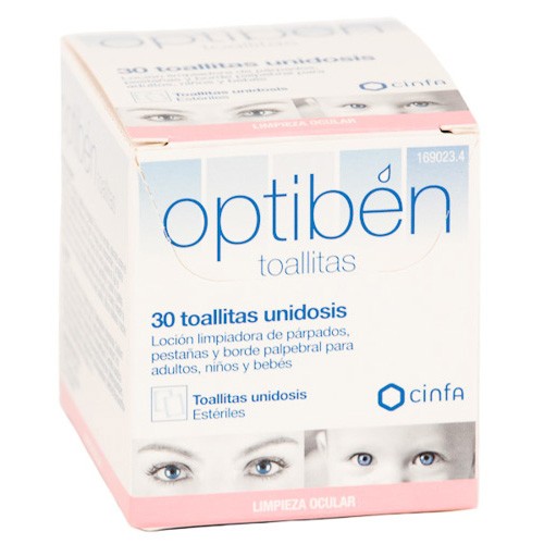 OPTIBEN TOALLITAS OCULARES 30 UDS OPTIBEN TOALLITAS OCULARES 30 UDS