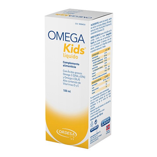 Omega kids emulsion sabor limón 100ml