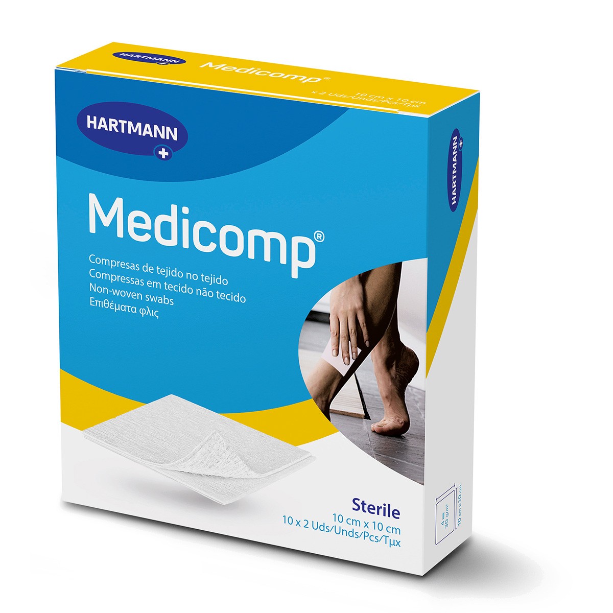 Medicomp gasa suave sin tejer 10x10cm 20u Medicomp gasa suave sin tejer 10x10cm 20u