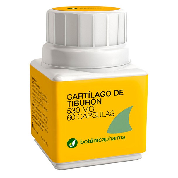 BotánicaPharma cartilago tiburon 530mg 60u BotánicaPharma cartilago tiburon 530mg 60u