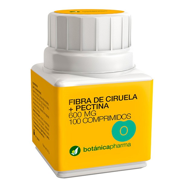 BotánicaPharma fibra de ciruela y pectina 600mg 100u BotánicaPharma fibra de ciruela y pectina 600mg 100u