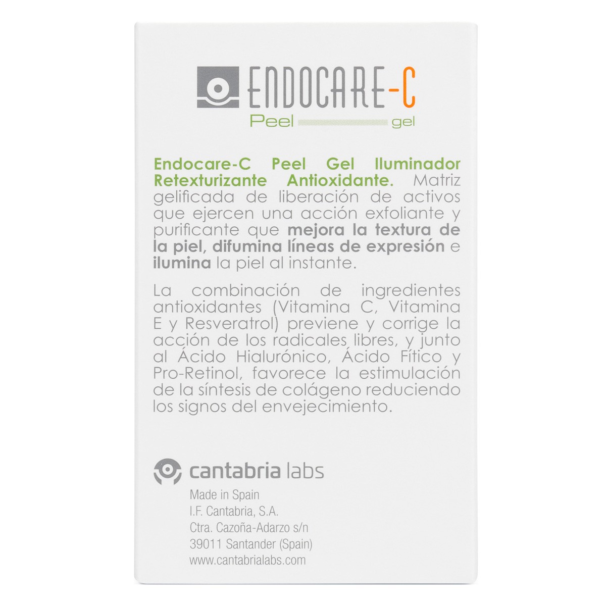 Endocare C peel gel 5 sobres x 6ml