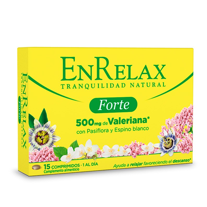 Enrelax forte valeriana 15 comprimidos