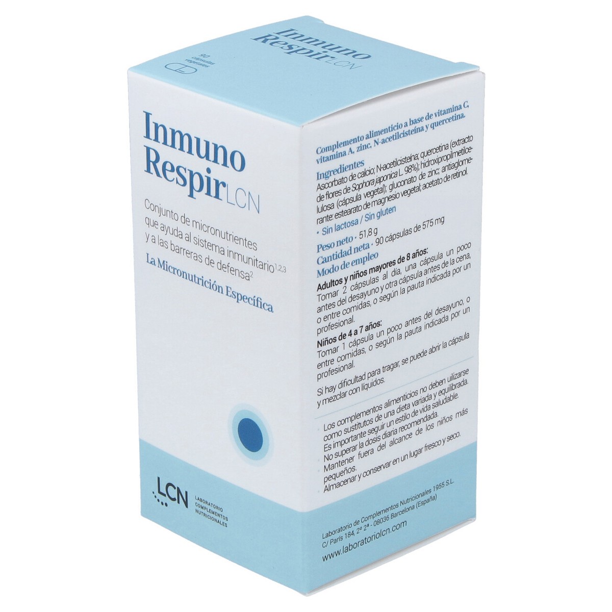 Lcn Inmunorespir 90 cápsulas Lcn Inmunorespir 90 cápsulas