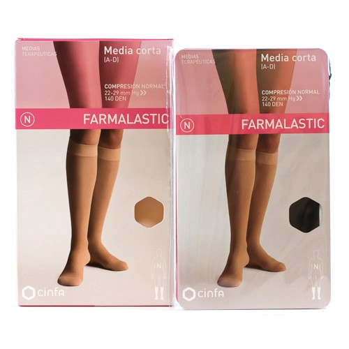 MEDIA FARMALASTIC CORTA C/N NEGRA T/RP MEDIA FARMALASTIC CORTA C/N NEGRA T/RP