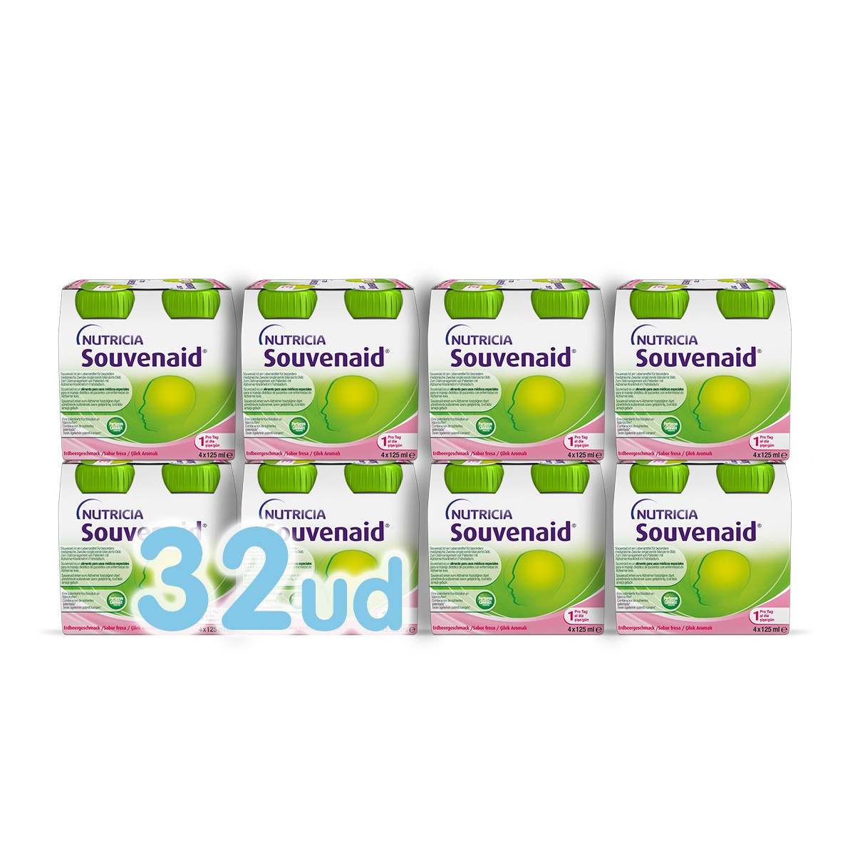 Souvenaid fresa 32 botellas x 125ml Souvenaid fresa 32 botellas x 125ml