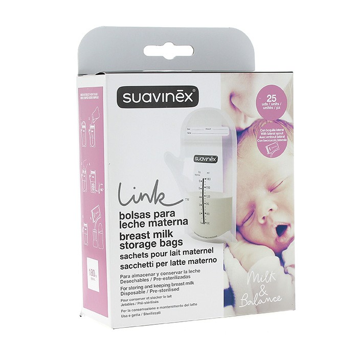 Suavinex Bolsas almacenaje leche materna 25uds Suavinex Bolsas almacenaje leche materna 25uds