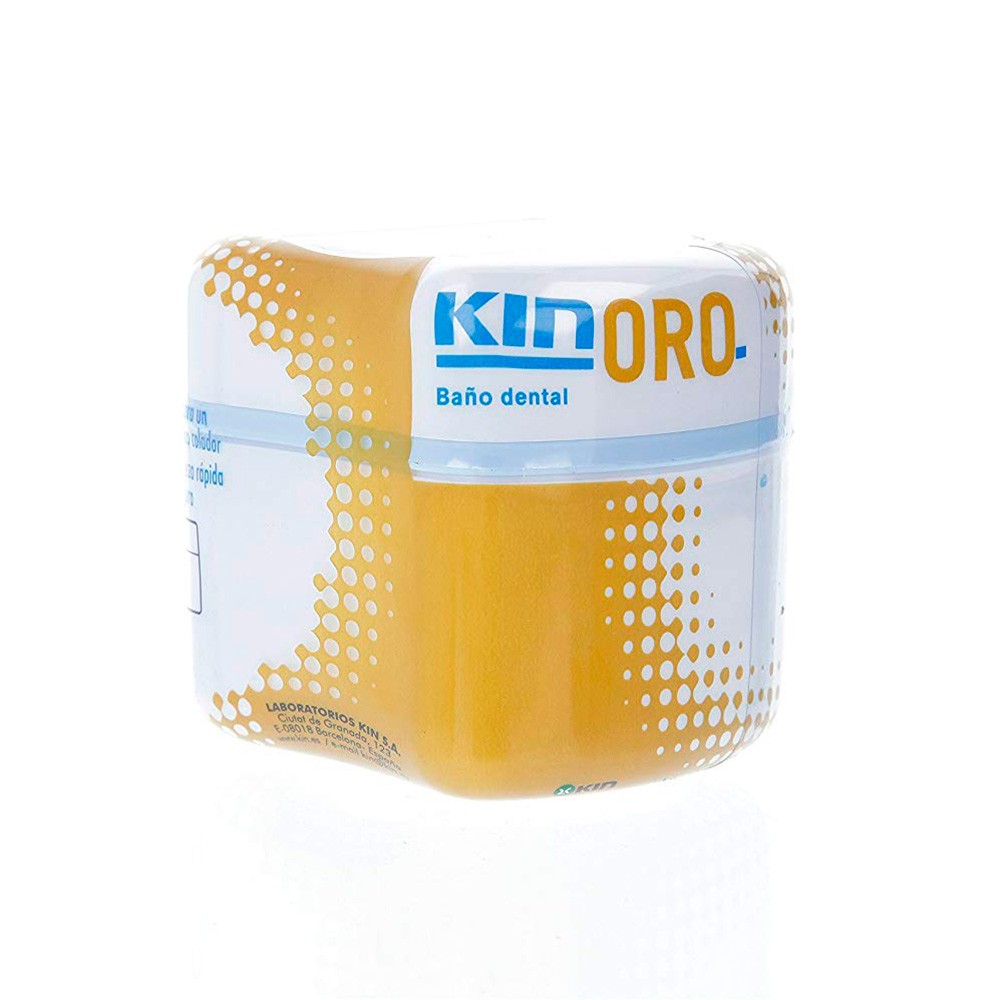 Kin oro baño dental recipiente 1 ud Kin oro baño dental recipiente 1 ud