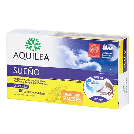 Aquilea Sueño 1,95mg 60 comprimidos Aquilea Sueño 1,95mg 60 comprimidos