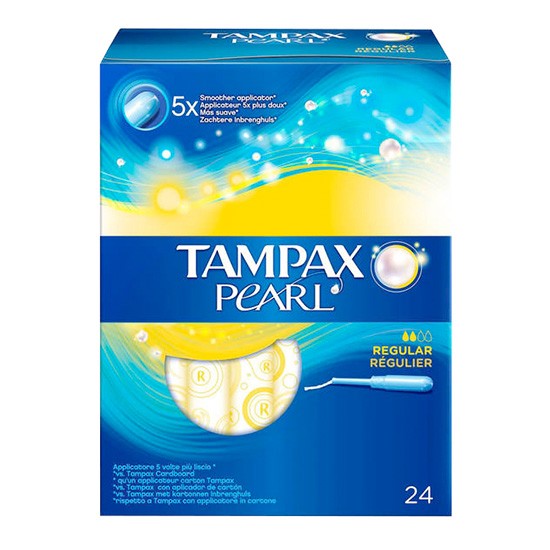 Tampax tampones pearl regular 24 uds