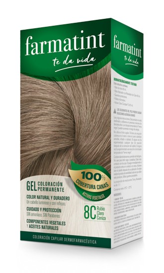 Farmatint 8c rubio claro ceniza 130ml Farmatint 8c rubio claro ceniza 130ml