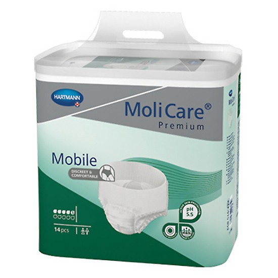 Molicare Premium Mobile 5 gotas Talla L 14u