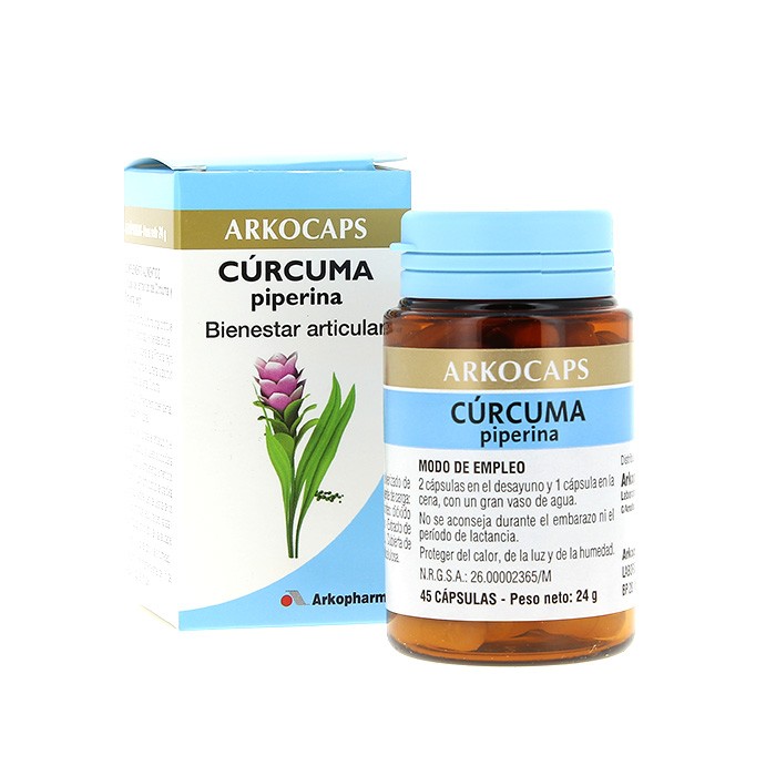 Arkocápsulas cúrcuma 45 cápsulas Arkocápsulas cúrcuma 45 cápsulas