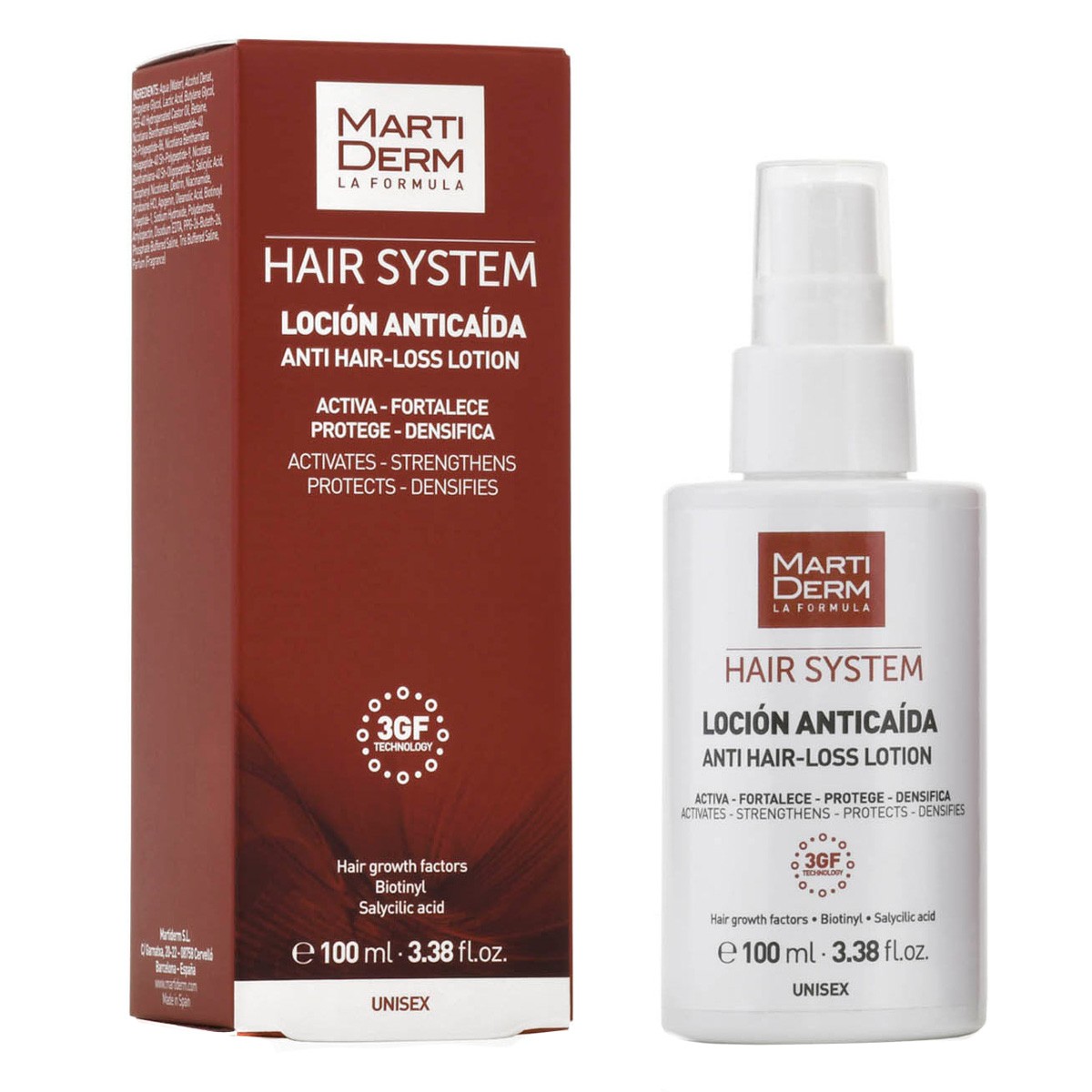 MartiDerm Hair System Loción Anticaída 100 ml MartiDerm Hair System Loción Anticaída 100 ml