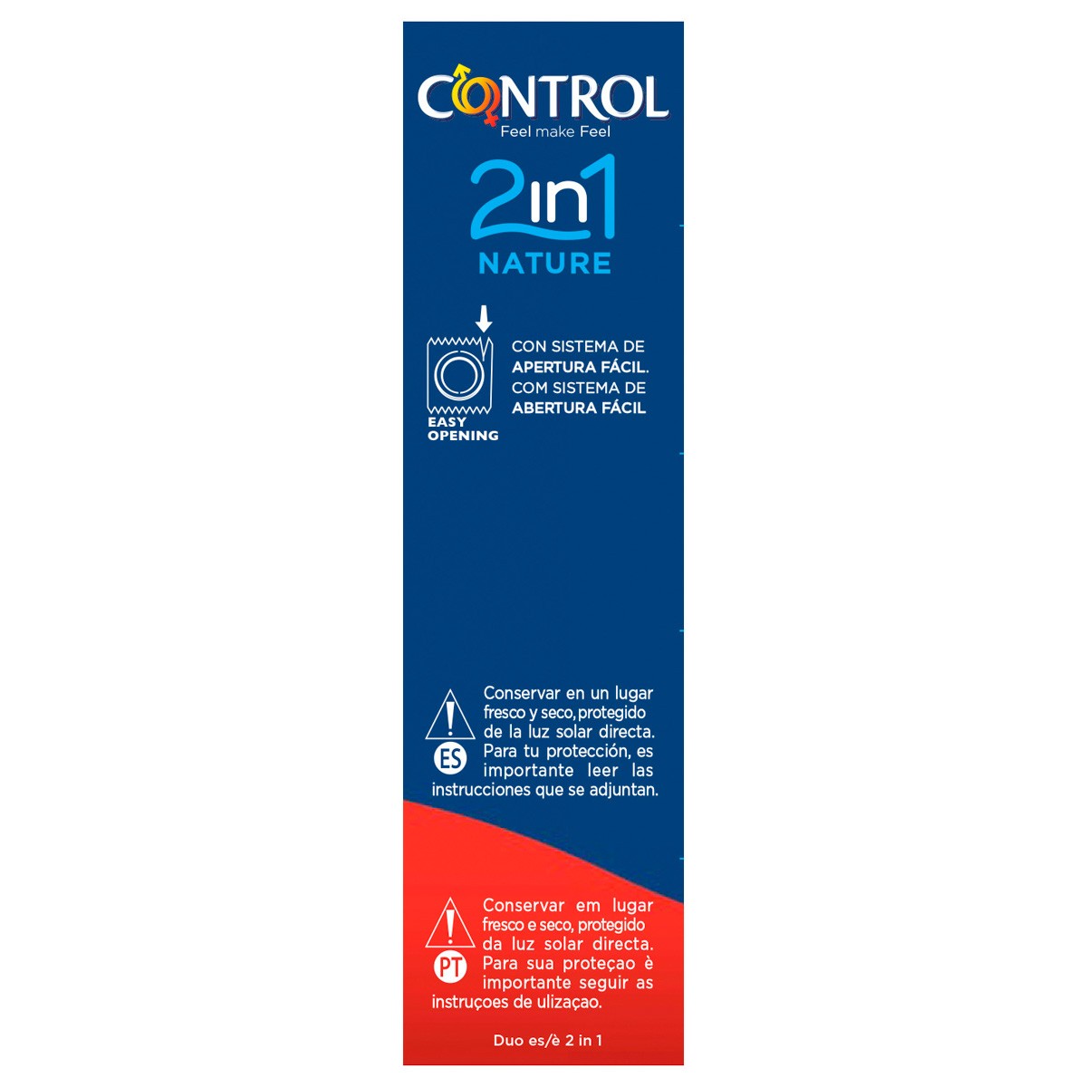 Control nature 2en1 preservativo+lubricante 6u Control nature 2en1 preservativo+lubricante 6u