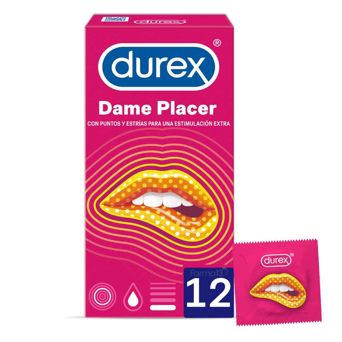 Durex preservativo pleasuremax 12uds