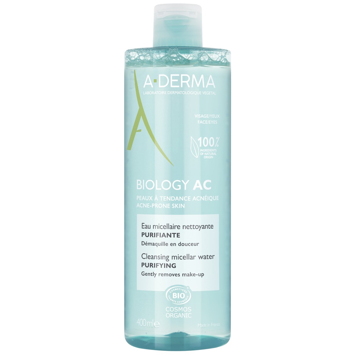 Aderma biology ac agua micelar purificante 400ml Aderma biology ac agua micelar purificante 400ml