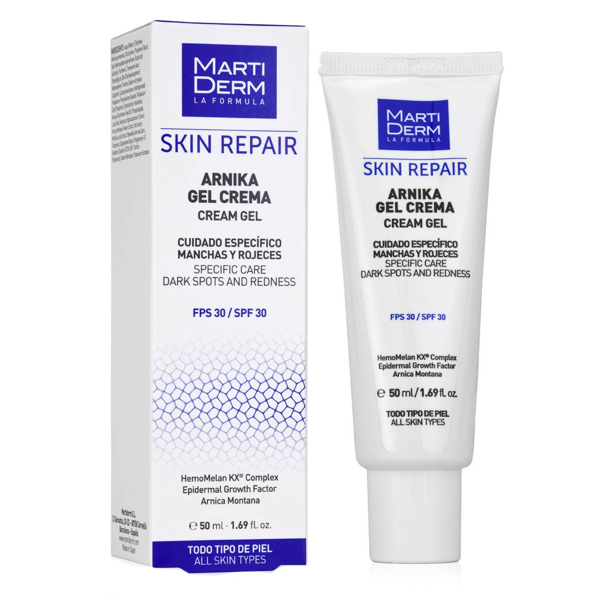 MartiDerm Skin Repair Arnika Gel Crema FPS30 50 ml MartiDerm Skin Repair Arnika Gel Crema FPS30 50 ml