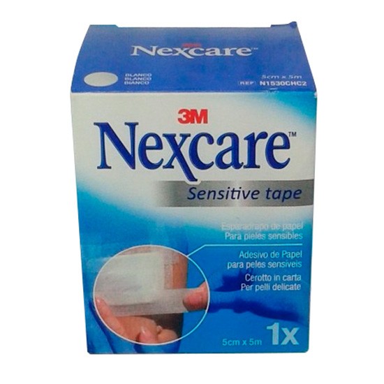 3m esparadrapo nexcare papel blanco 5mx5cm