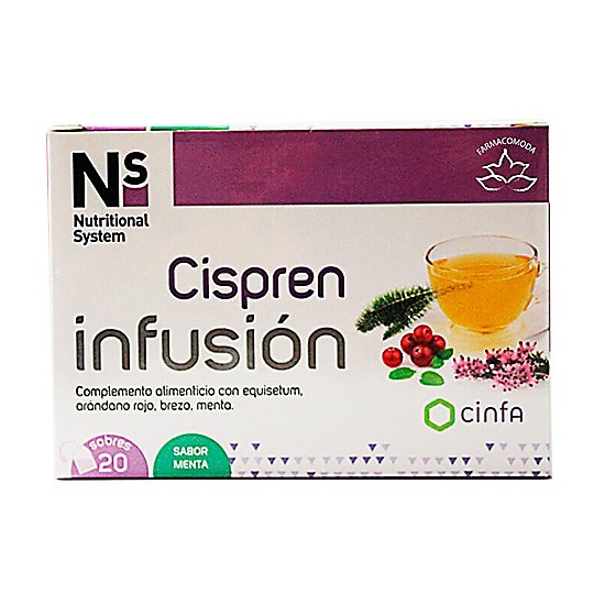N+S cispren infusión sabor menta 20 sobres N+S cispren infusión sabor menta 20 sobres