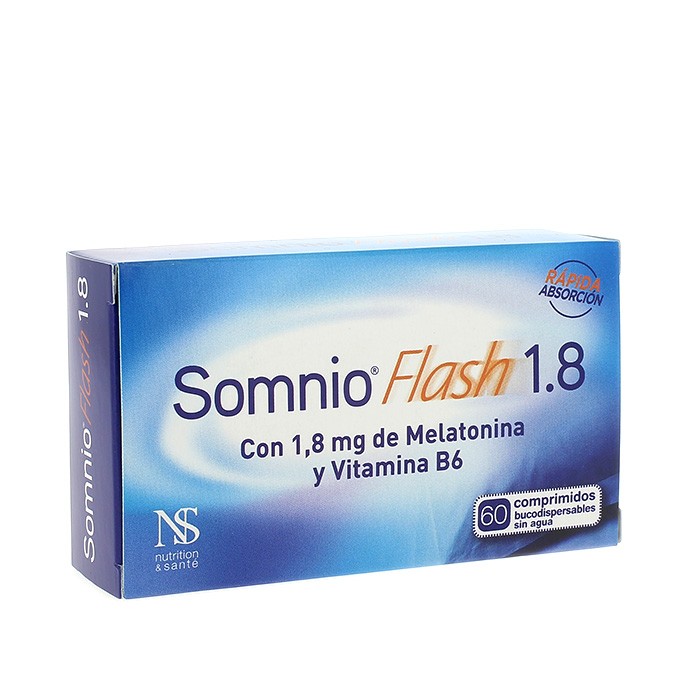 SOMNIO FLASH 1,8 MG 60 COMPRIMIDOS SOMNIO FLASH 1,8 MG 60 COMPRIMIDOS