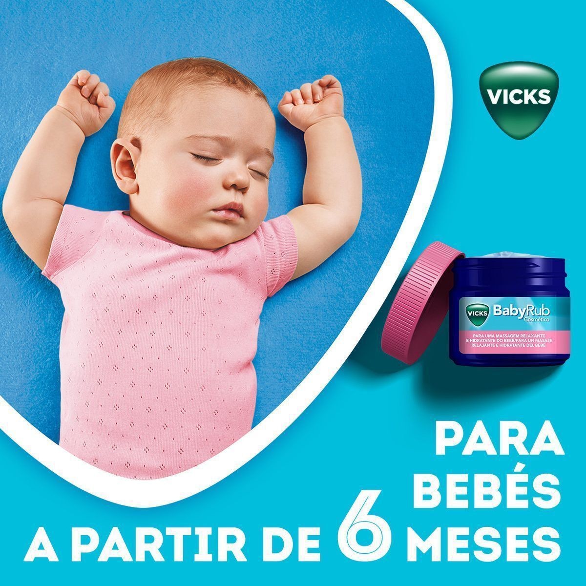 Vicks babyrub balsamo 50g Vicks babyrub balsamo 50g