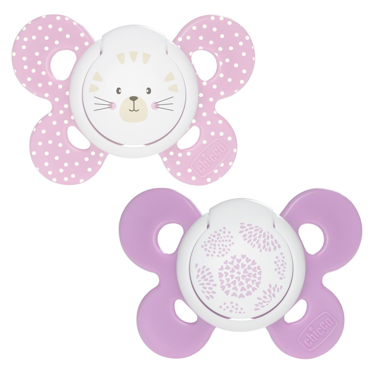 Chicco Chupete physio silicona niña 6-16 meses 2u Chicco Chupete physio silicona niña 6-16 meses 2u