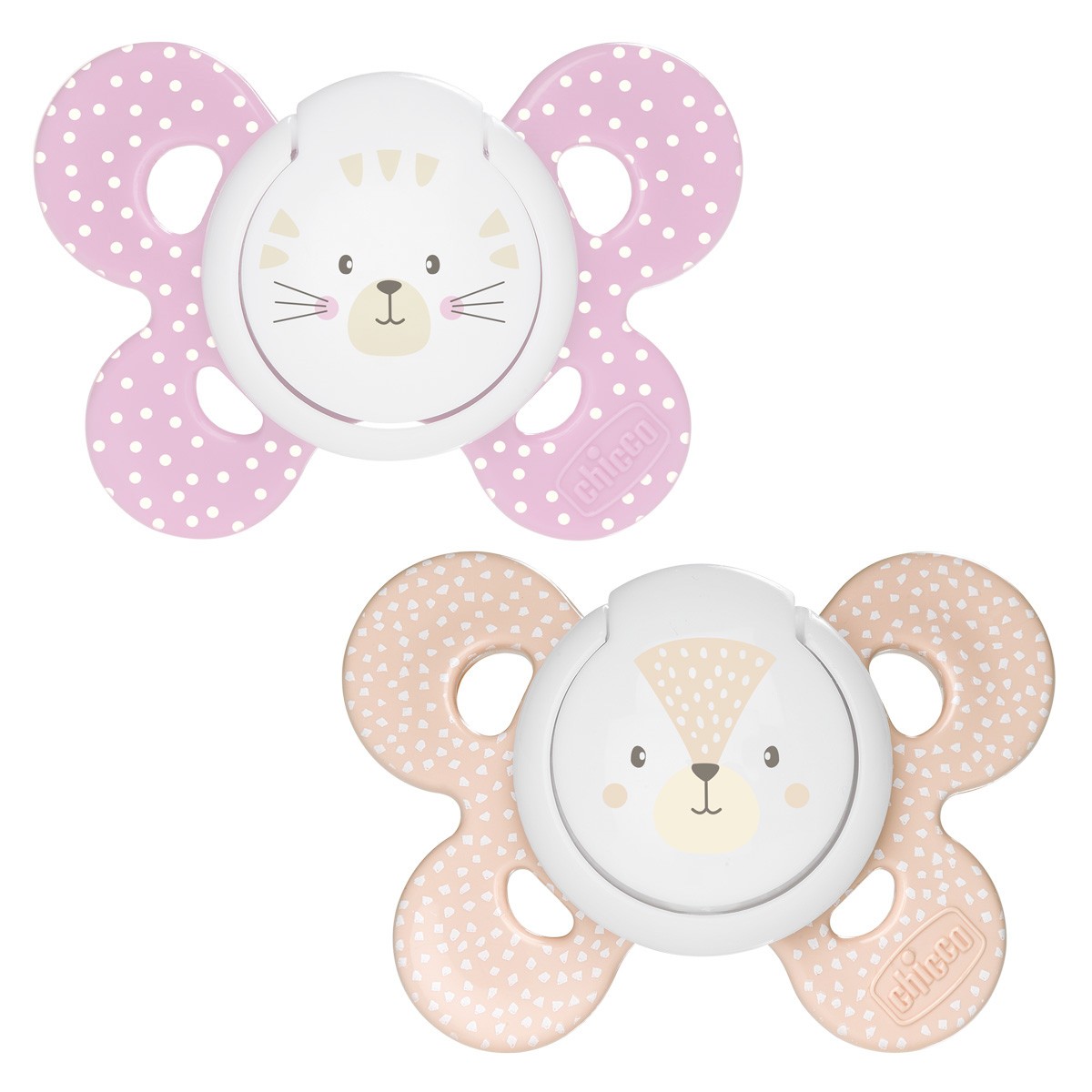 Chicco Chupete physio silicona niña 6-16 meses 2u Chicco Chupete physio silicona niña 6-16 meses 2u