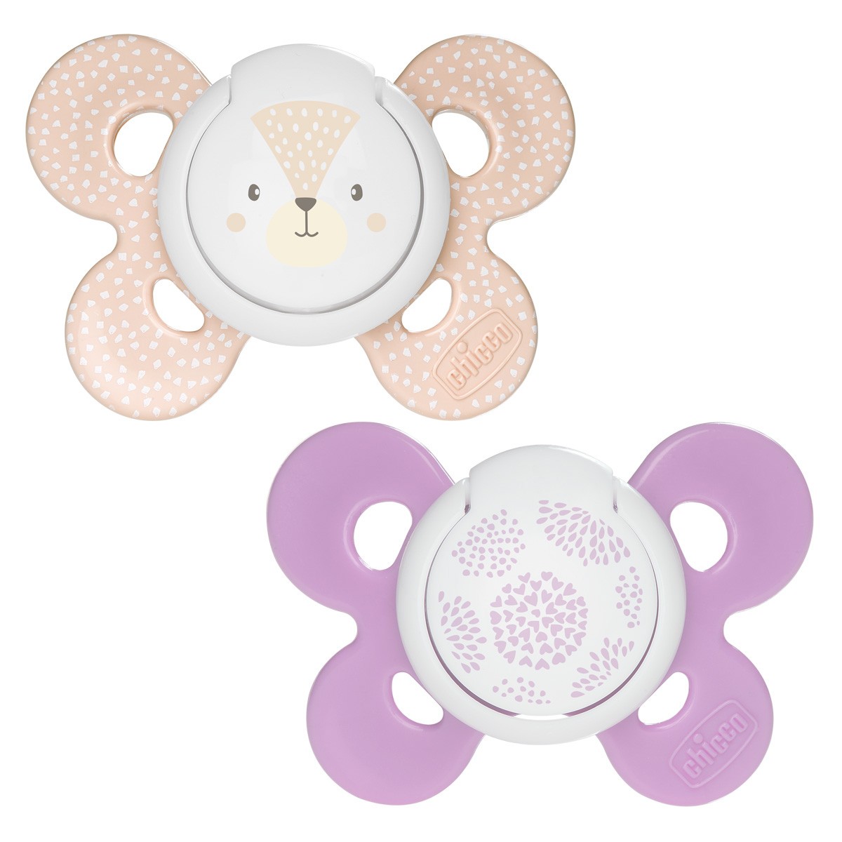 Chicco Chupete physio silicona niña 6-16 meses 2u Chicco Chupete physio silicona niña 6-16 meses 2u