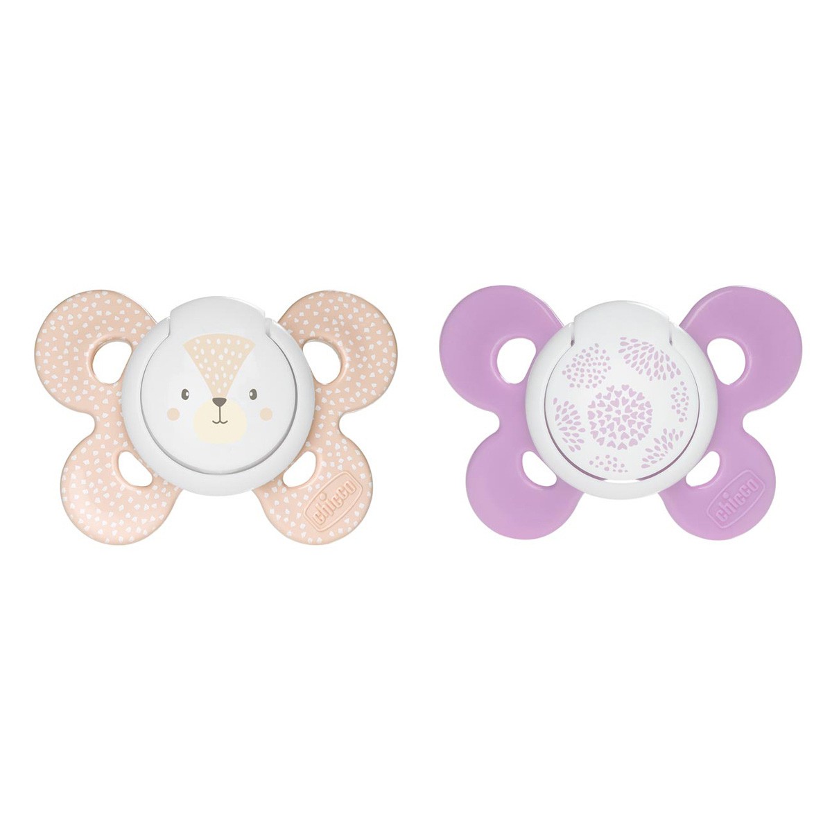 Chicco Chupete physio silicona niña 6-16 meses 2u Chicco Chupete physio silicona niña 6-16 meses 2u