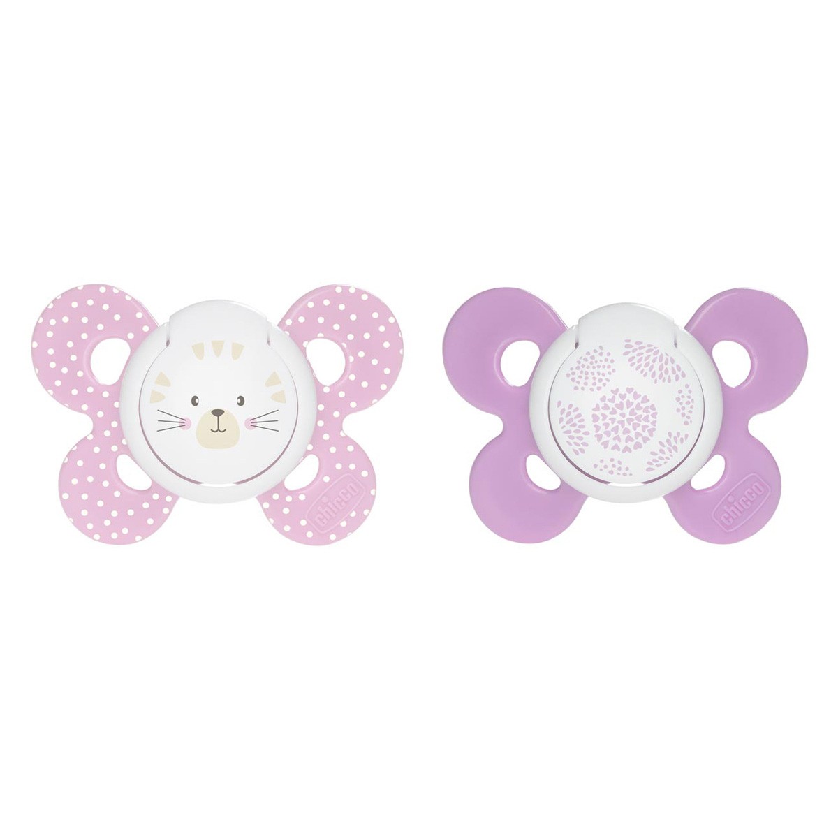 Chicco Chupete physio silicona niña 6-16 meses 2u Chicco Chupete physio silicona niña 6-16 meses 2u
