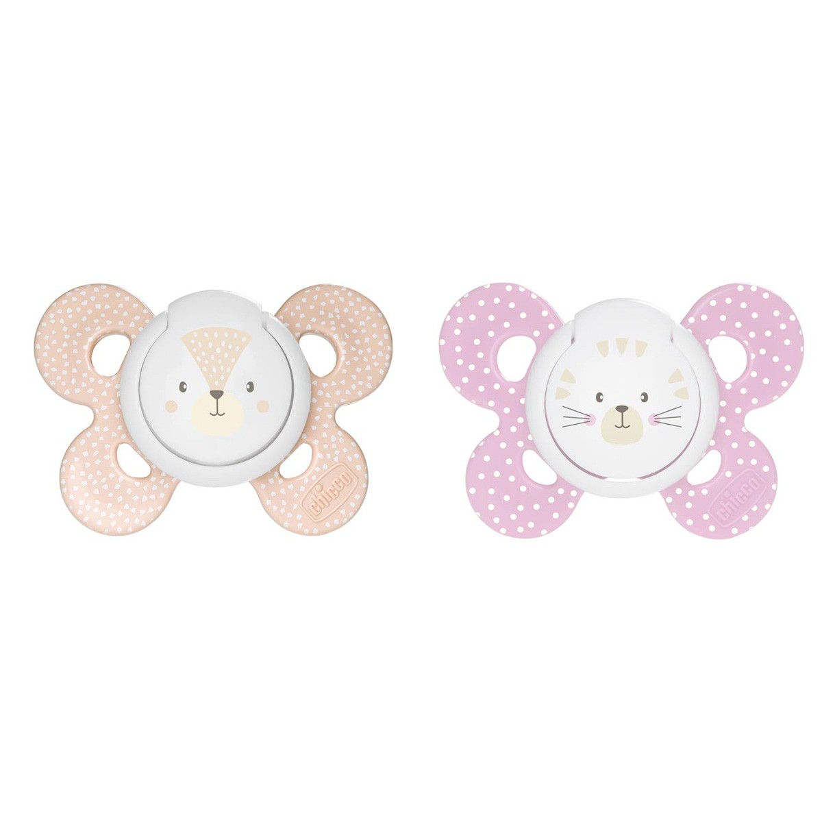 Chicco Chupete physio silicona niña 6-16 meses 2u Chicco Chupete physio silicona niña 6-16 meses 2u