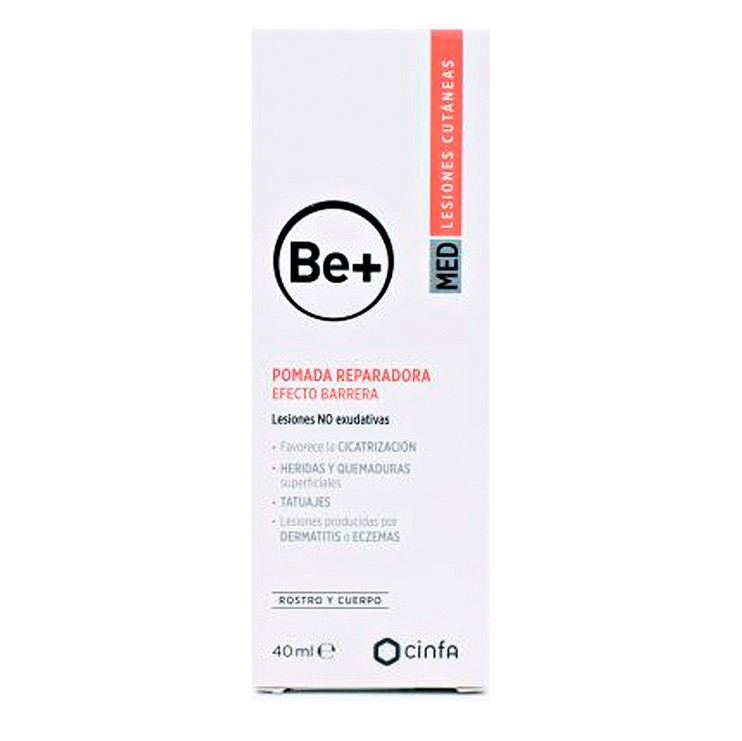 Be+ pomada reparadora efecto barrera 40ml Be+ pomada reparadora efecto barrera 40ml