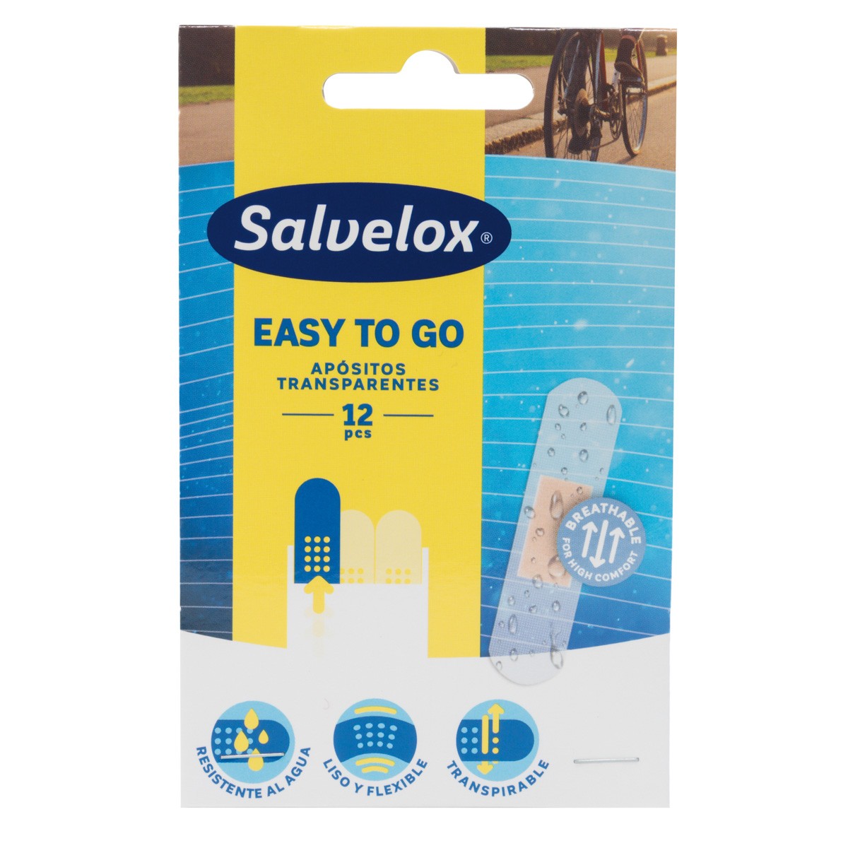Salvelox easy to go transparente 12uds Salvelox easy to go transparente 12uds