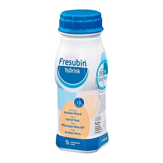 Fresubin yodrink albaricoque y melocotón 4x200ml