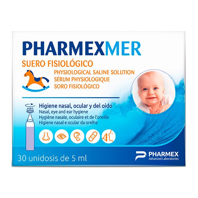Pharmexmer suero fisiológico 30 unidosis Pharmexmer suero fisiológico 30 unidosis