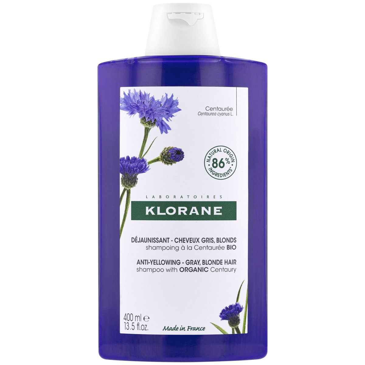 Klorane champú capilar centaurea bio 400ml