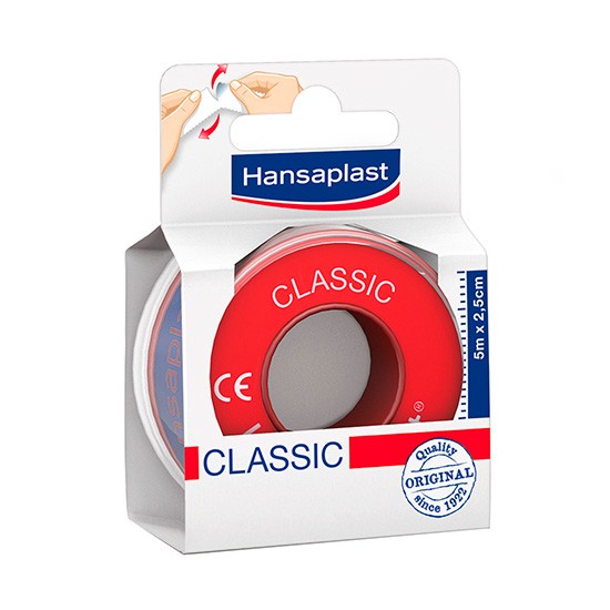 Hansaplast esparadrapo universal 5mx2,5cm Hansaplast esparadrapo universal 5mx2,5cm