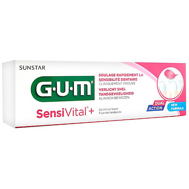 GUM sensivital+gel dentrifico 75ml GUM sensivital+gel dentrifico 75ml
