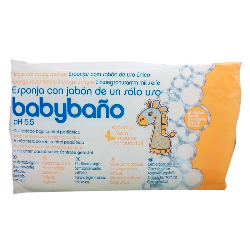 Jalsosa Babybaño esponja jabonos bebe 25 u