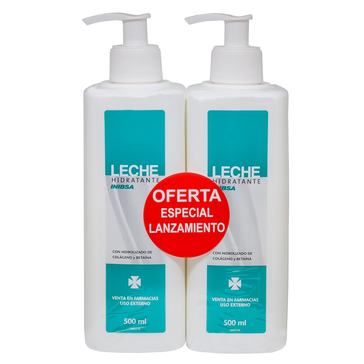 Inibsa Leche hidratante pack 2x500ml Inibsa Leche hidratante pack 2x500ml