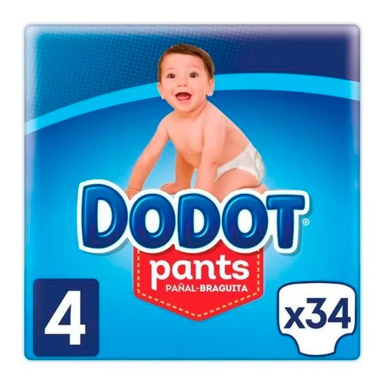 Dodot pañal pants t/4 9-15 kg. 34 und Dodot pañal pants t/4 9-15 kg. 34 und
