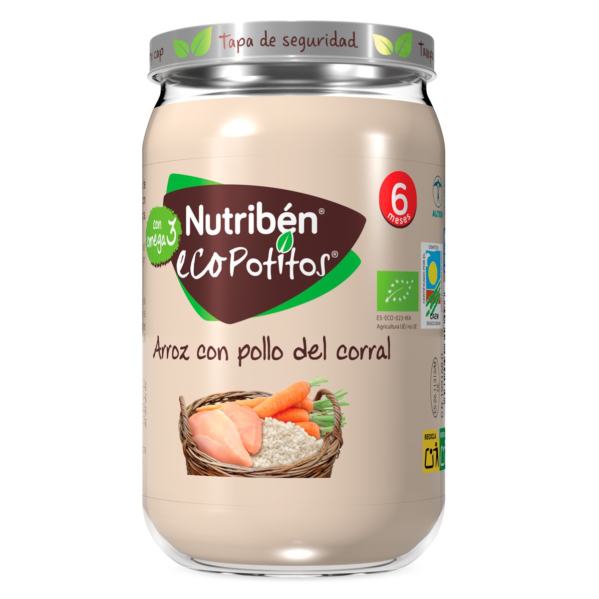 Nutribén Ecopotito pollo de corral y arroz 235gr Nutribén Ecopotito pollo de corral y arroz 235gr