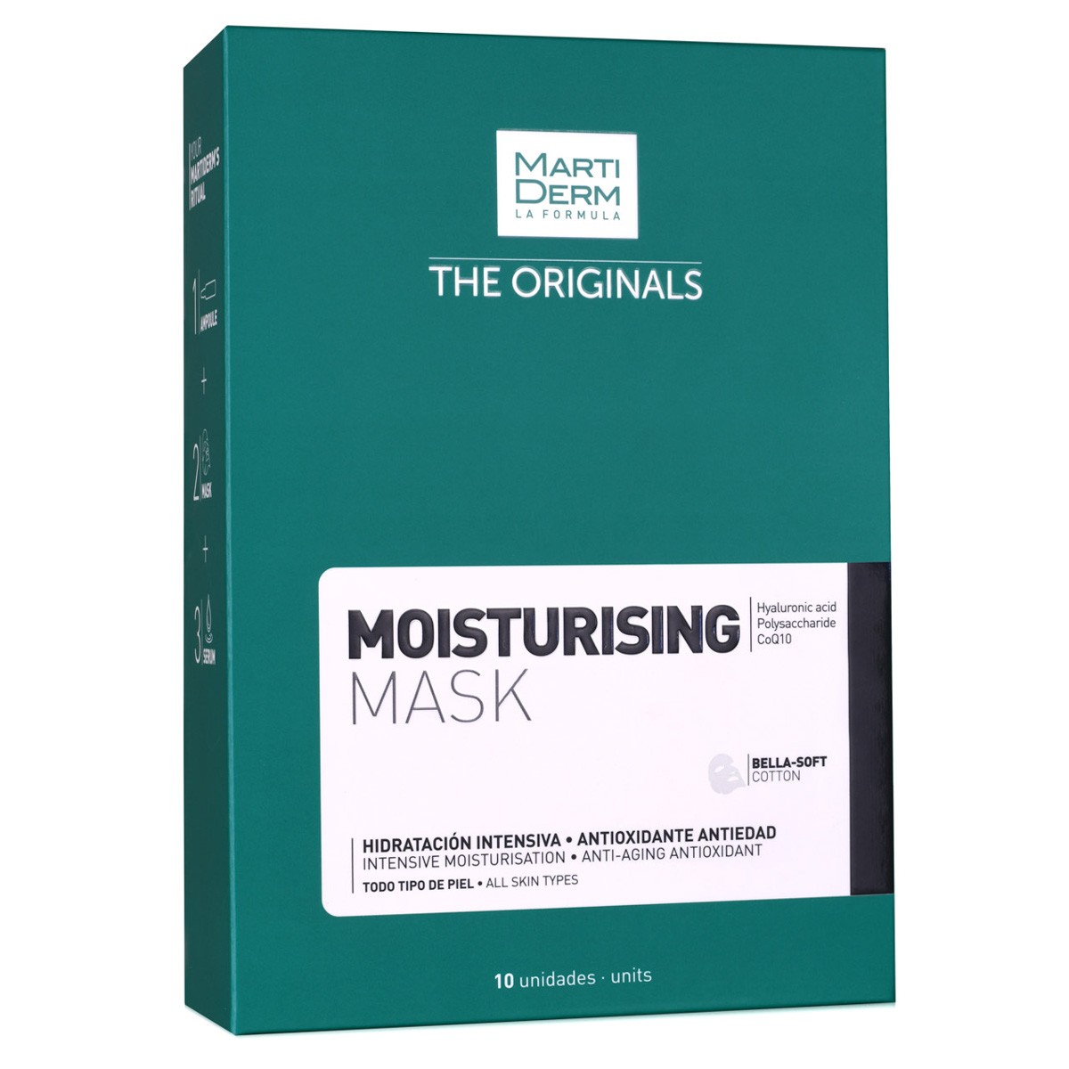 MartiDerm The Originals Moisturising Mask 10 unidades MartiDerm The Originals Moisturising Mask 10 unidades