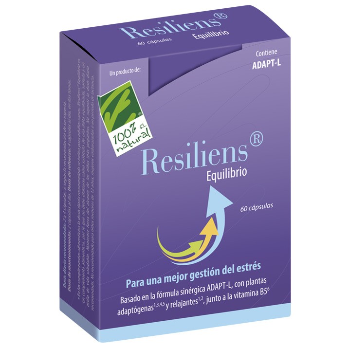 Cien por Cien Natural Resiliens equilibrio 60caps Cien por Cien Natural Resiliens equilibrio 60caps